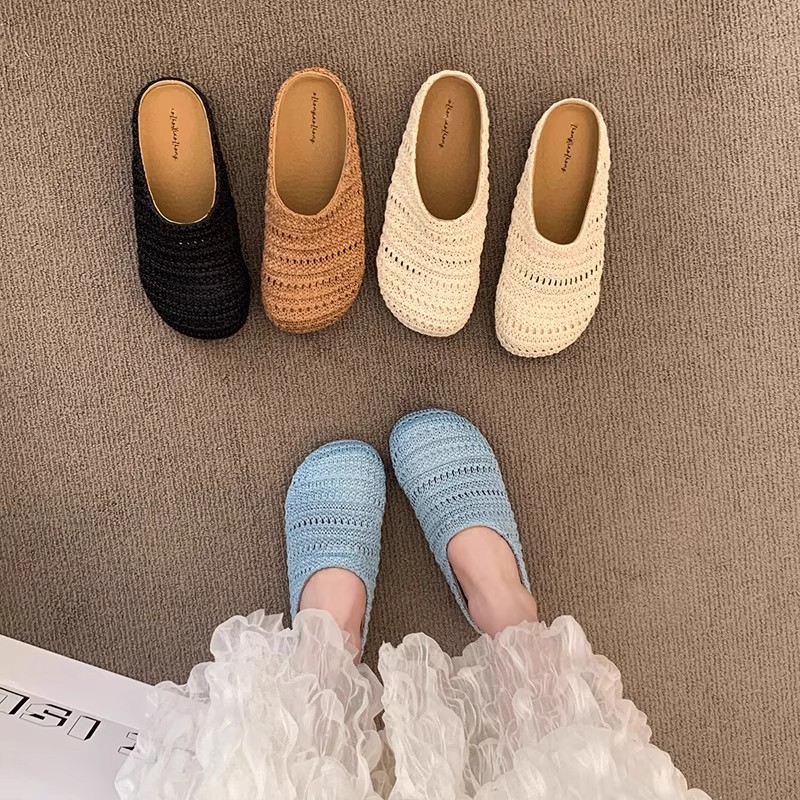 Dames Raffia Geweven Muilezelp - Mule Slip On recensie en prijs