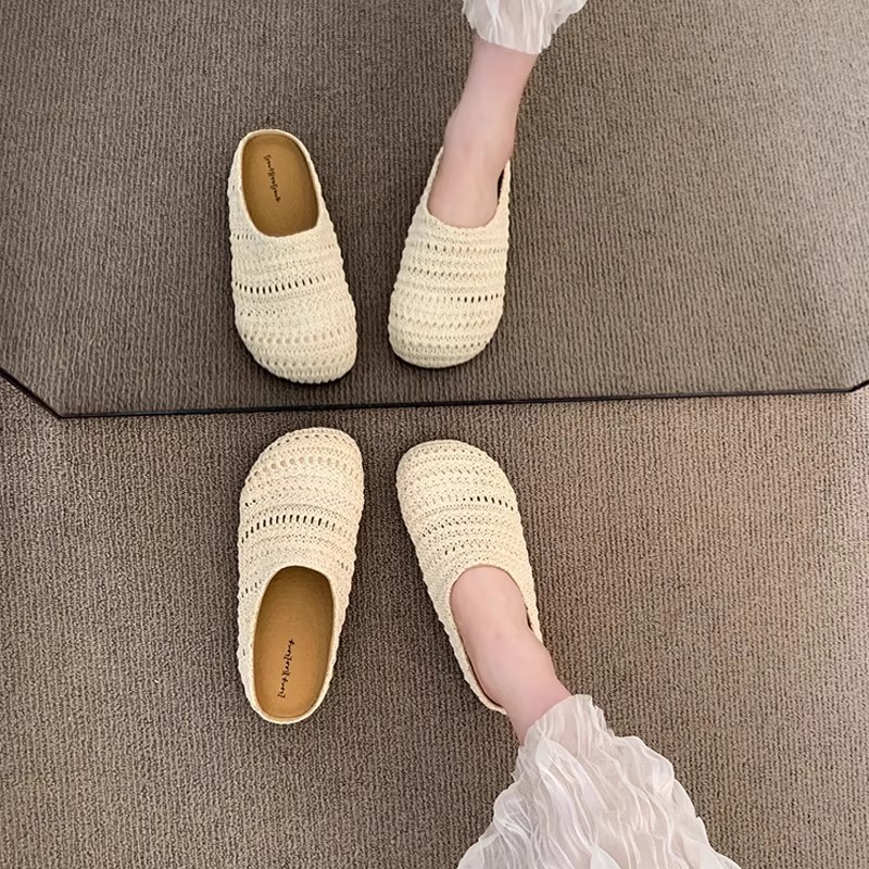 Dames Raffia Geweven Muilezelp - Mule Slip On recensie en prijs